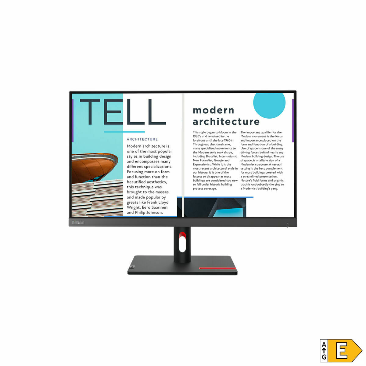 Monitor Lenovo ThinkVision S25E-30 Full HD 24,5″ 75 Hz