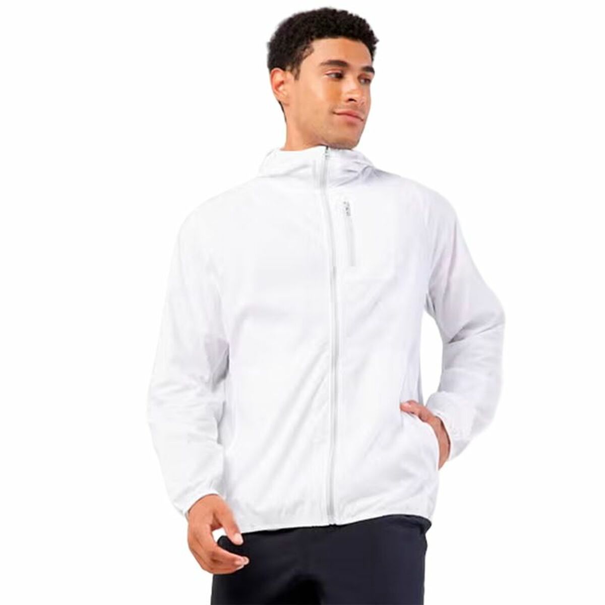 Men’s Sports Jacket Under Armour LAUNCH White