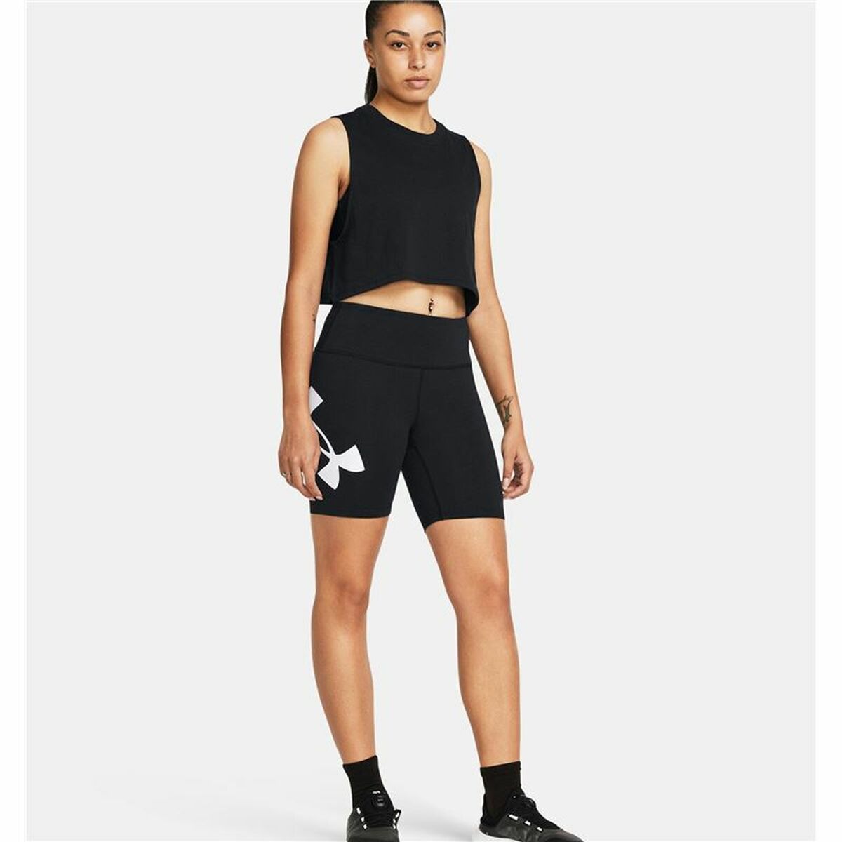 Sport leggings for Women Under Armour Campus 7in Black