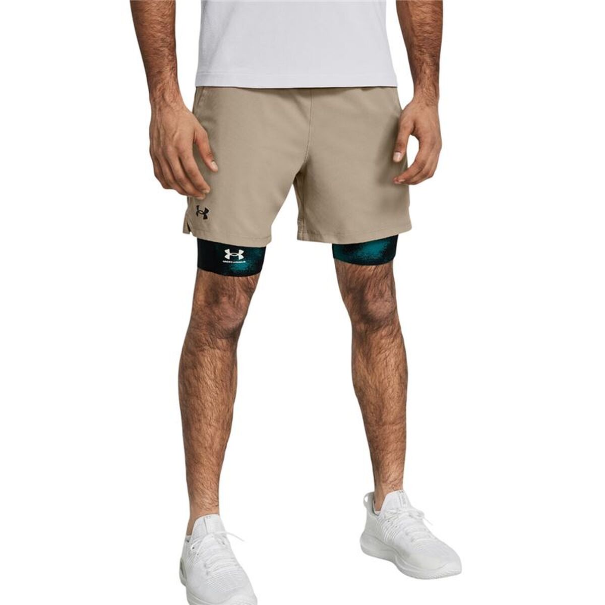 Men’s Sports Shorts Under Armour Vanish Woven 6In Beige Men’s Sports Shorts Under Armour Vanish Woven 6In Beige