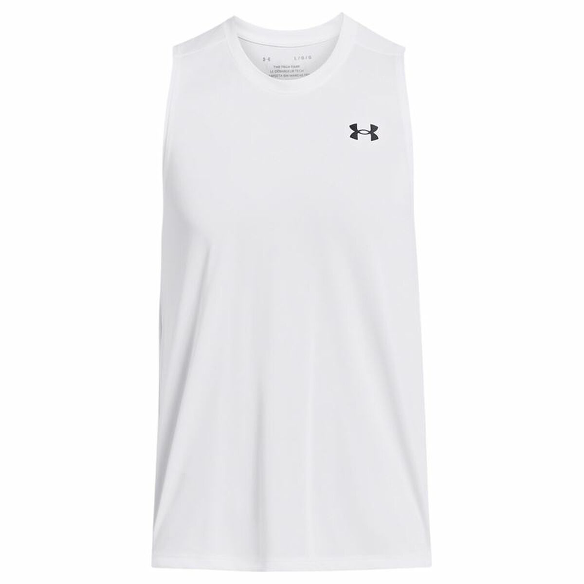 Men’s Sleeveless T-shirt Under Armour Tech Tank White