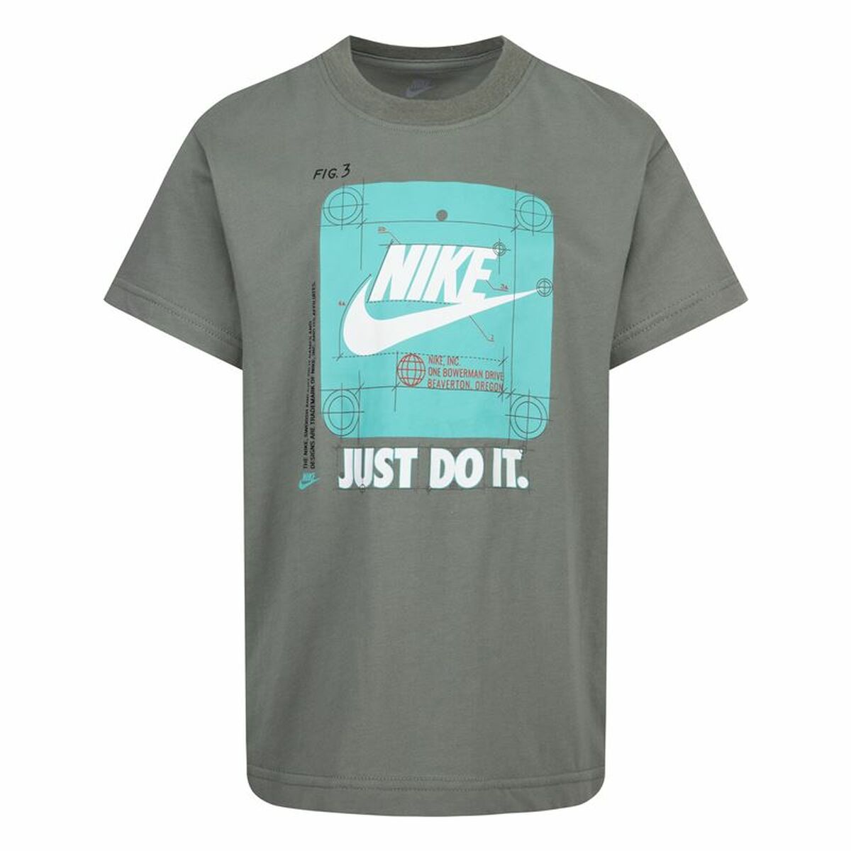 Child’s Short Sleeve T-Shirt Nike Future Utility Ss Dark grey