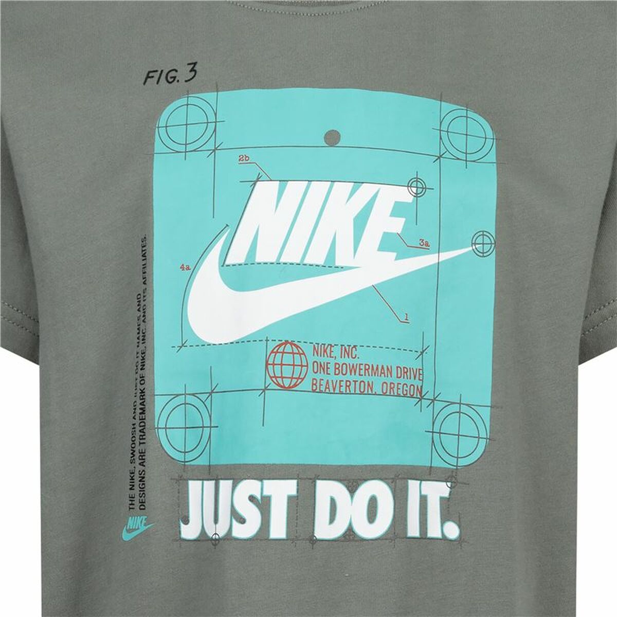 Child’s Short Sleeve T-Shirt Nike Future Utility Ss Dark grey