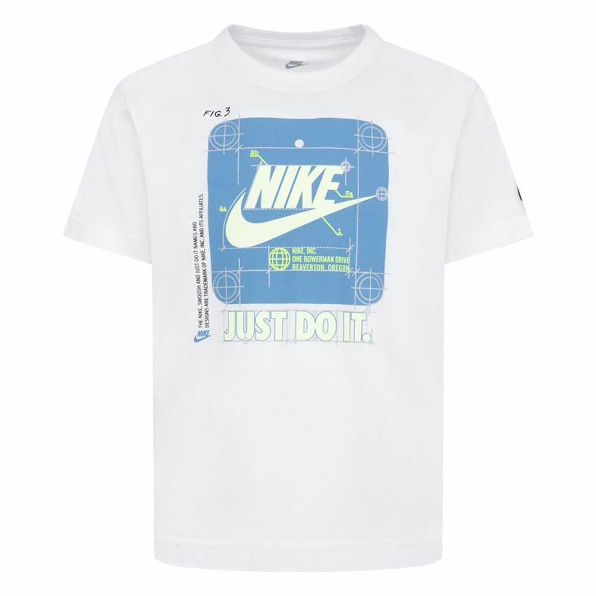 Child’s Short Sleeve T-Shirt Nike Future Utility Ss White