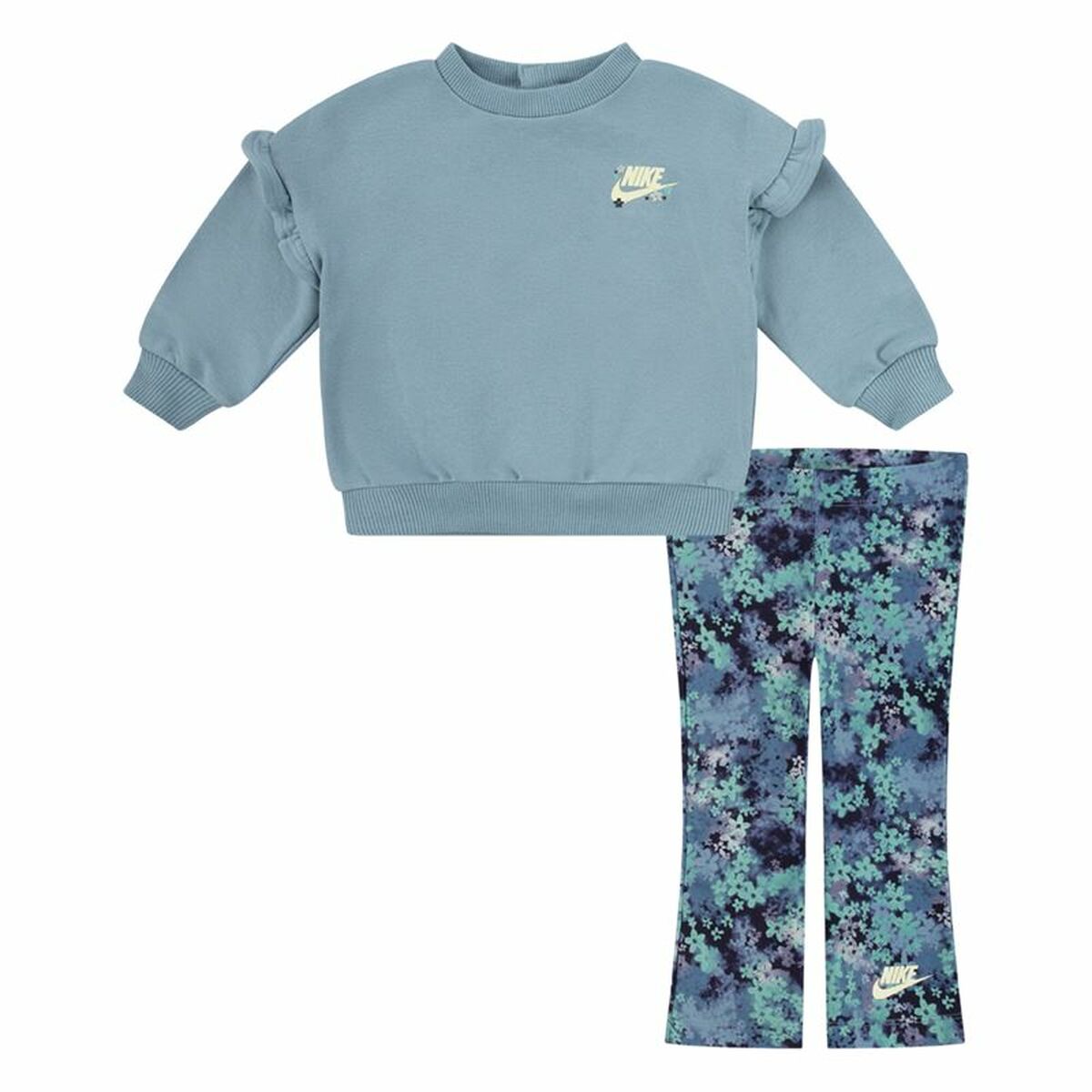 Children’s Sports Outfit Nike Fresh Cut Dolman Ruffle Blue