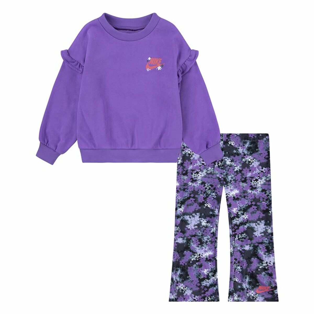 Children’s Sports Outfit Nike Fresh Cut Dolman Ruffle Blue