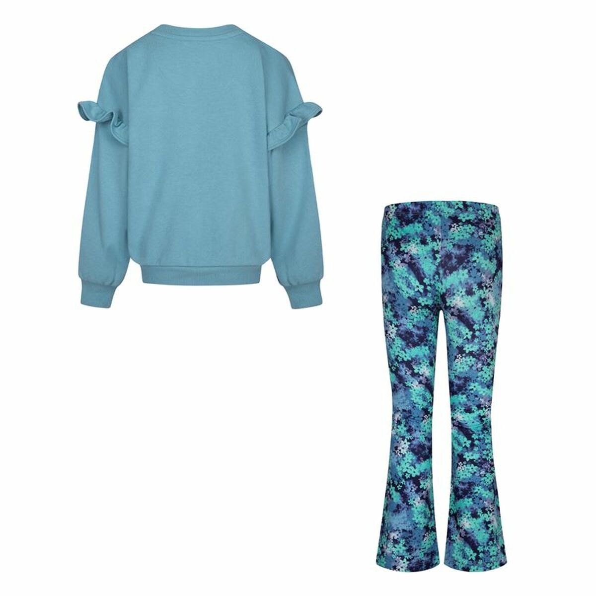 Children’s Sports Outfit Nike Fresh Cut Dolman Ruffle Blue