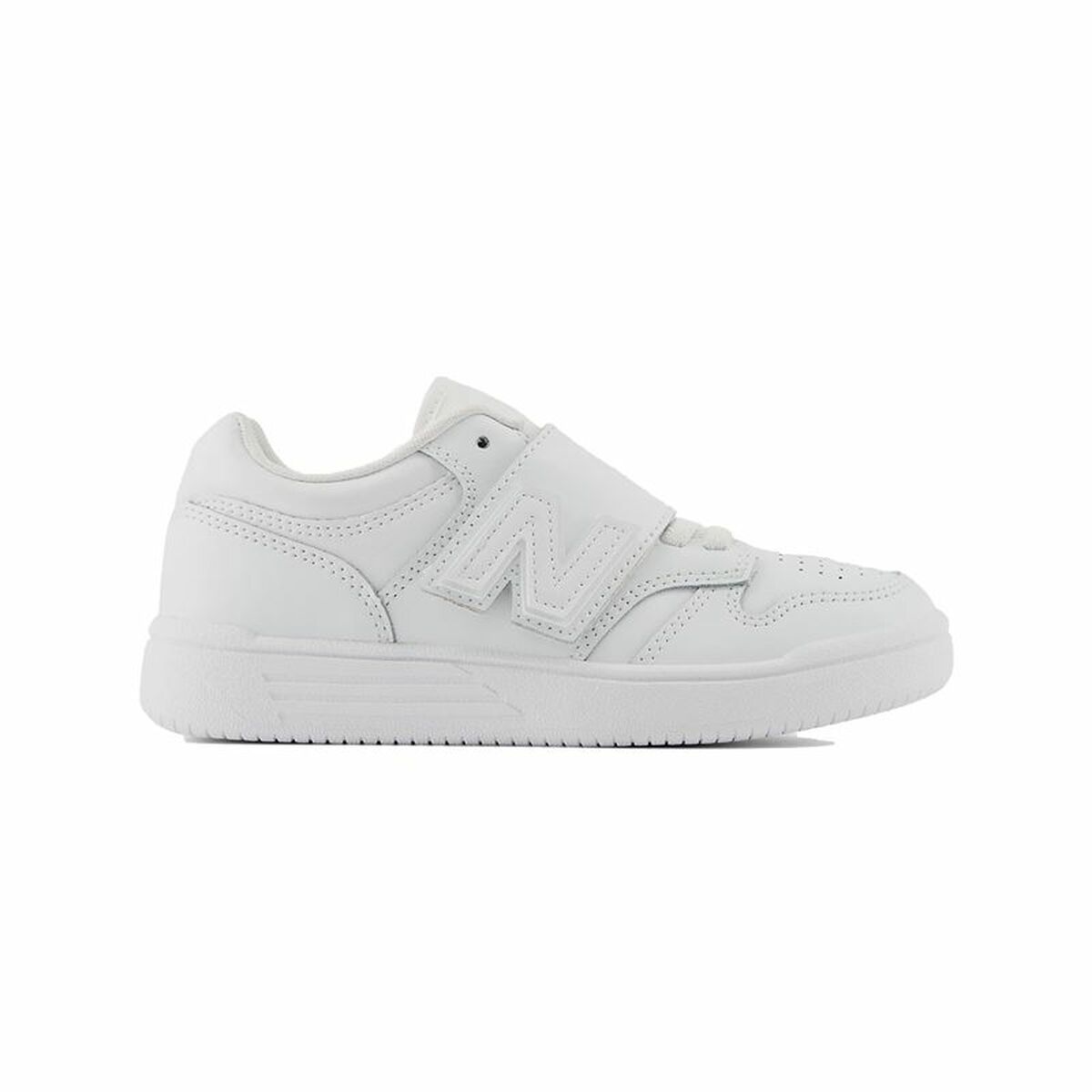 Childrenâs Casual Trainers New Balance 480 Bungee Lace White Childrenâs Casual Trainers New Balance 480 Bungee Lace White