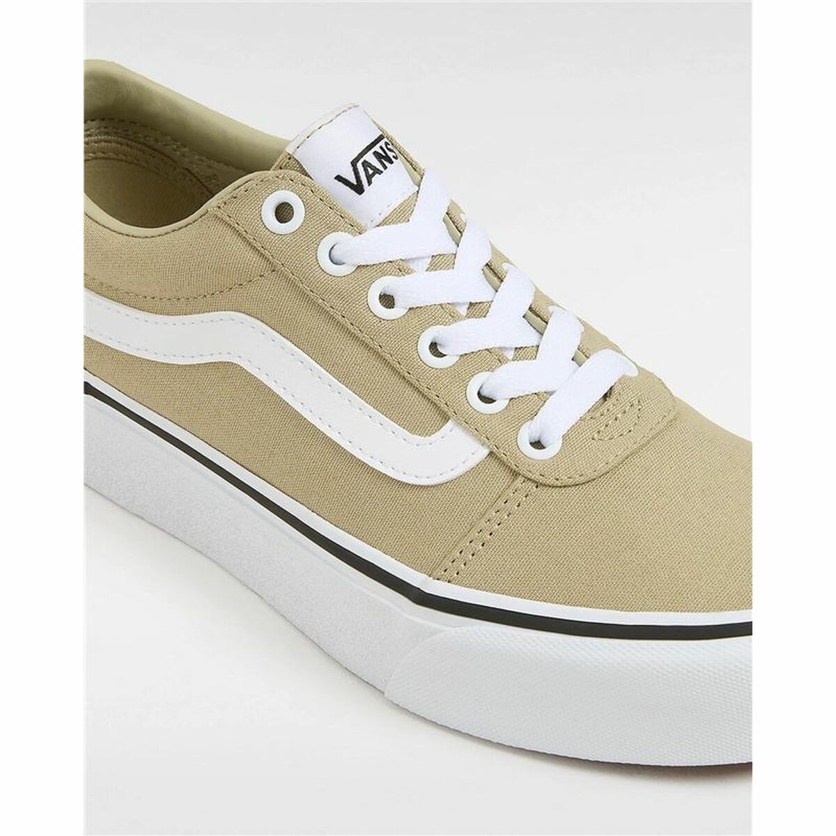 Women’s casual trainers Vans Ward Platform Cnvs Elm Beige Light brown