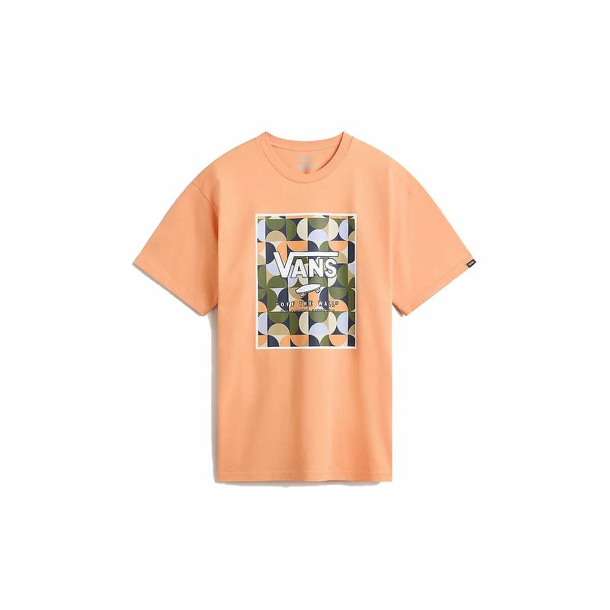 Menâs Short Sleeve T-Shirt Vans VN0A5E7YD051 Orange
