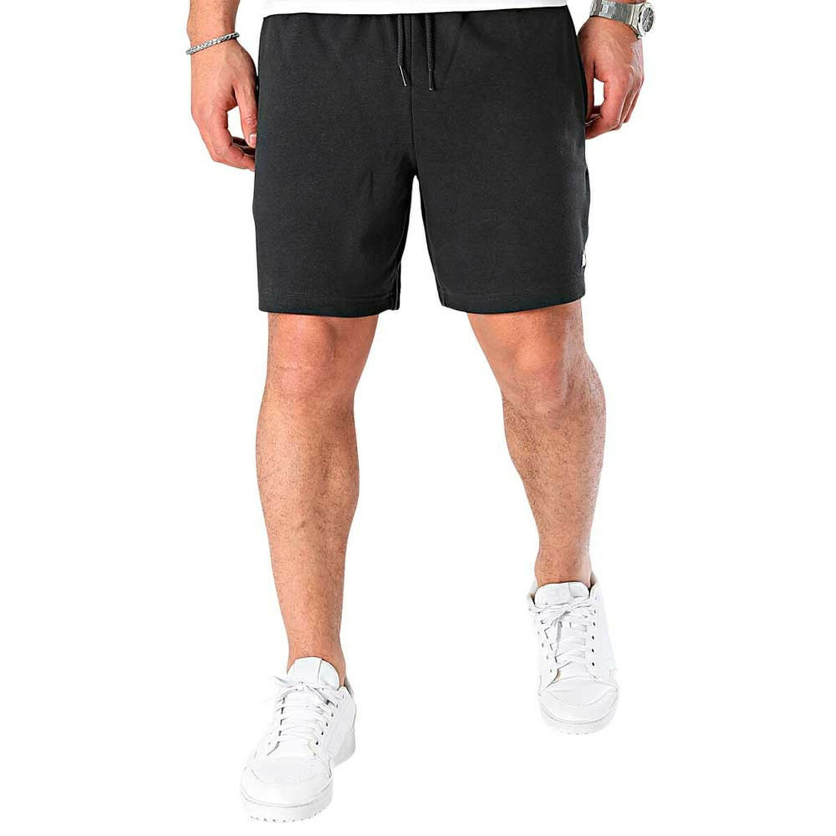 Sports Shorts New Balance SPORT ESSENTIALS FRENCH TERY SHORT 7 MS41520 Black