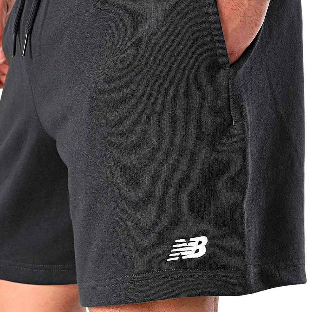 Sports Shorts New Balance SPORT ESSENTIALS FRENCH TERY SHORT 7 MS41520 Black