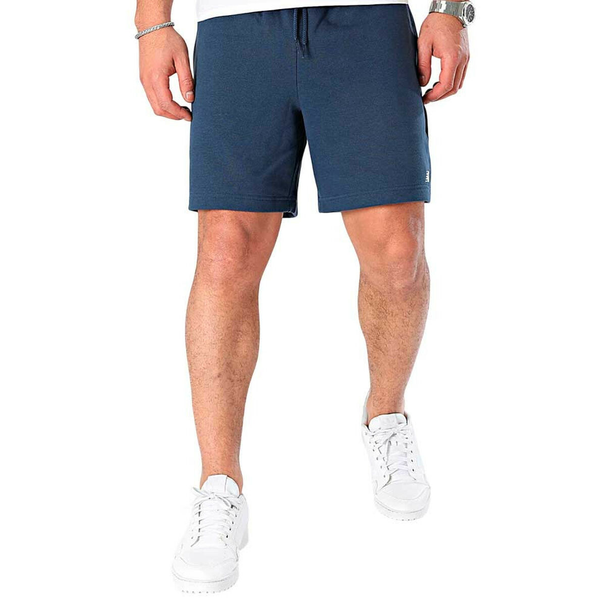 Sports Shorts New Balance SPORT ESSENTIALS FRENCH TERY SHORT 7 MS41520 NNY Navy Blue