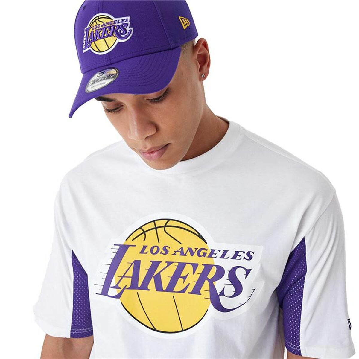 Men’s Short Sleeve T-Shirt New Era 60435482 White (S) Men’s Short Sleeve T-Shirt New Era 60435482 White (S)