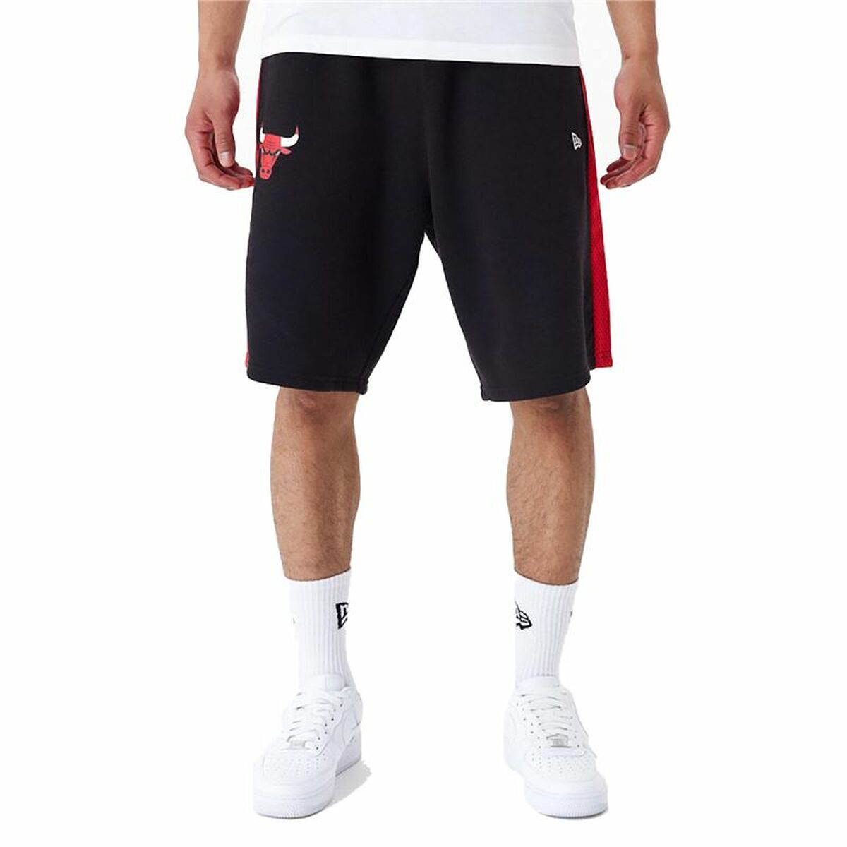 Men’s Sports Shorts New Era NBA MESH PANEL OS SHORTS CHIBUL 60435477 Black