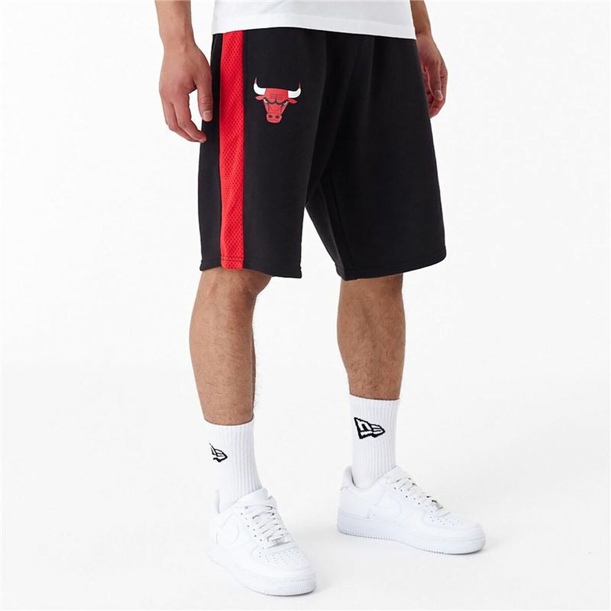Men’s Sports Shorts New Era NBA MESH PANEL OS SHORTS CHIBUL 60435477 Black