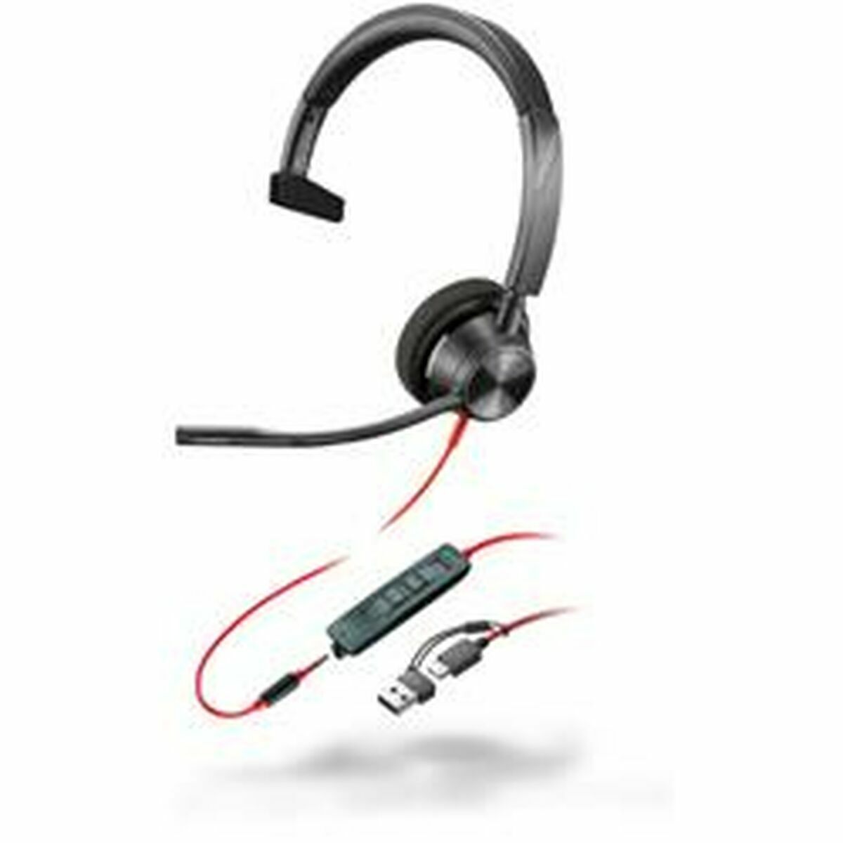 Headphones Poly 8X218AA Black