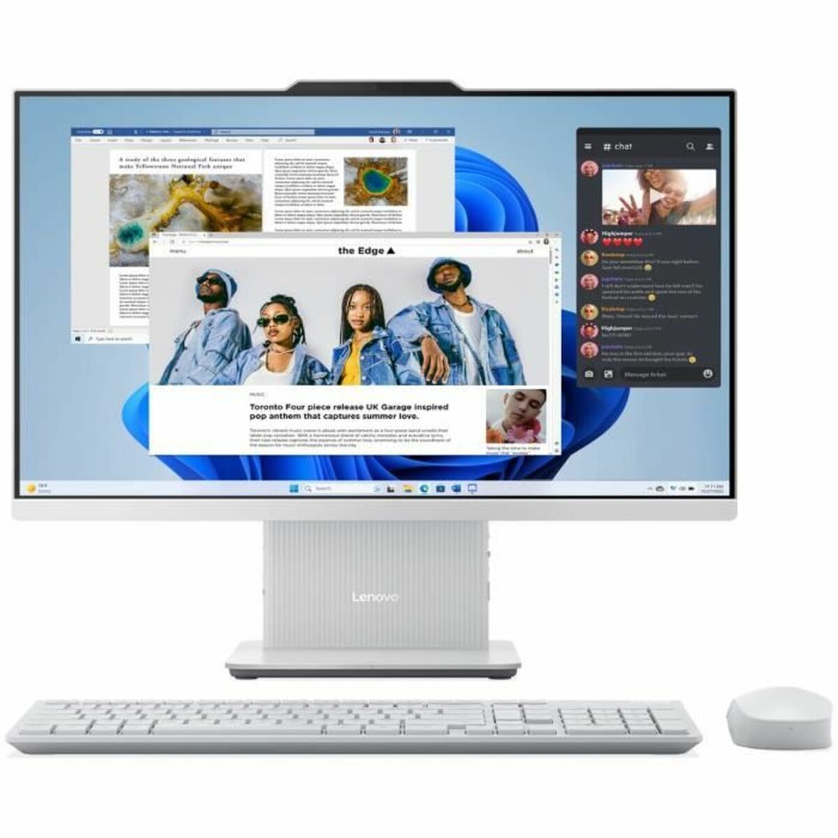 All in One Lenovo 24ARR9 8 GB RAM 23,8″ AMD Ryzen 5 7535HS 512 GB SSD
