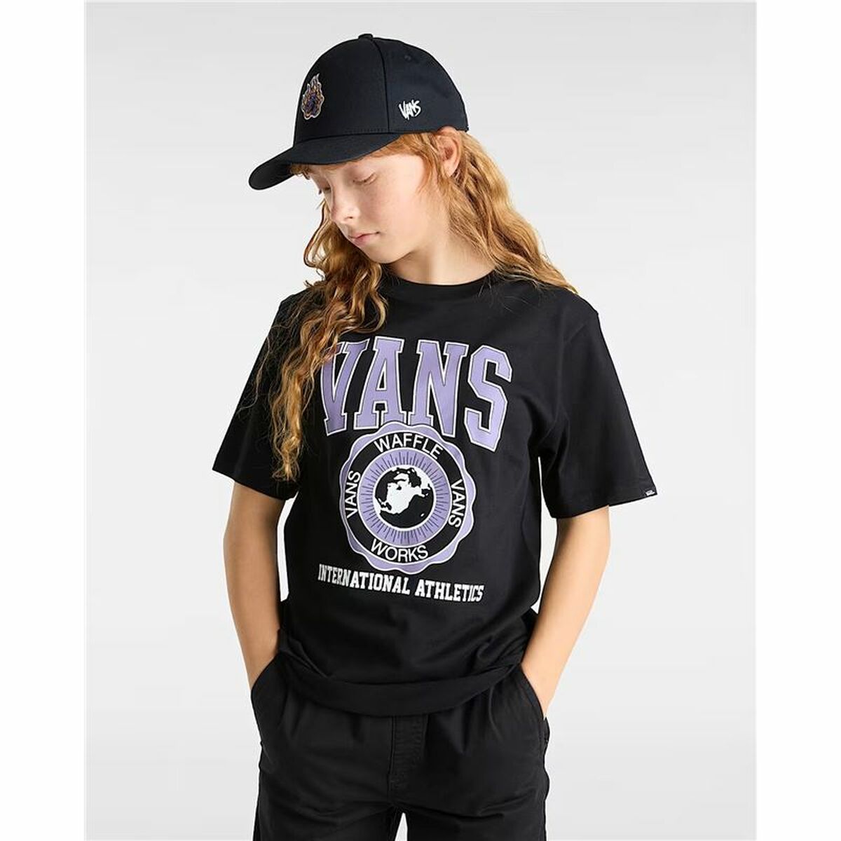 Child’s Short Sleeve T-Shirt Vans Inter V Ss Black