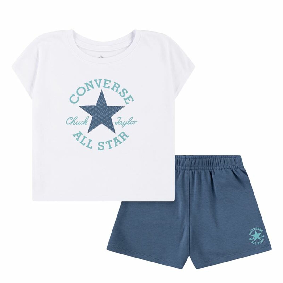 Children’s Sports Outfit Converse Cnvgboxy Tee Blue White