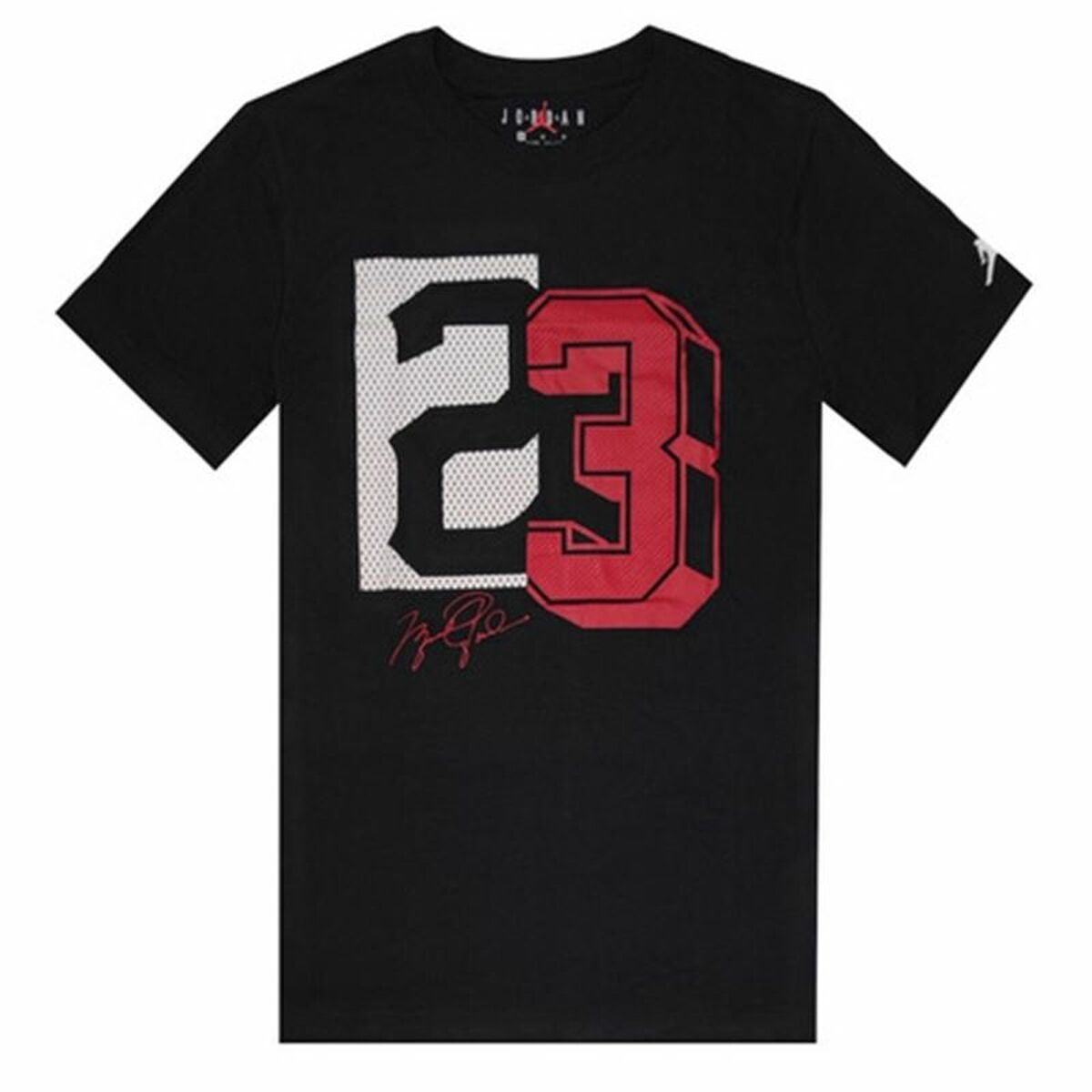 Child’s Short Sleeve T-Shirt Jordan Jdb Jm 23 Mesh Ss Black Child’s Short Sleeve T-Shirt Jordan Jdb Jm 23 Mesh Ss Black