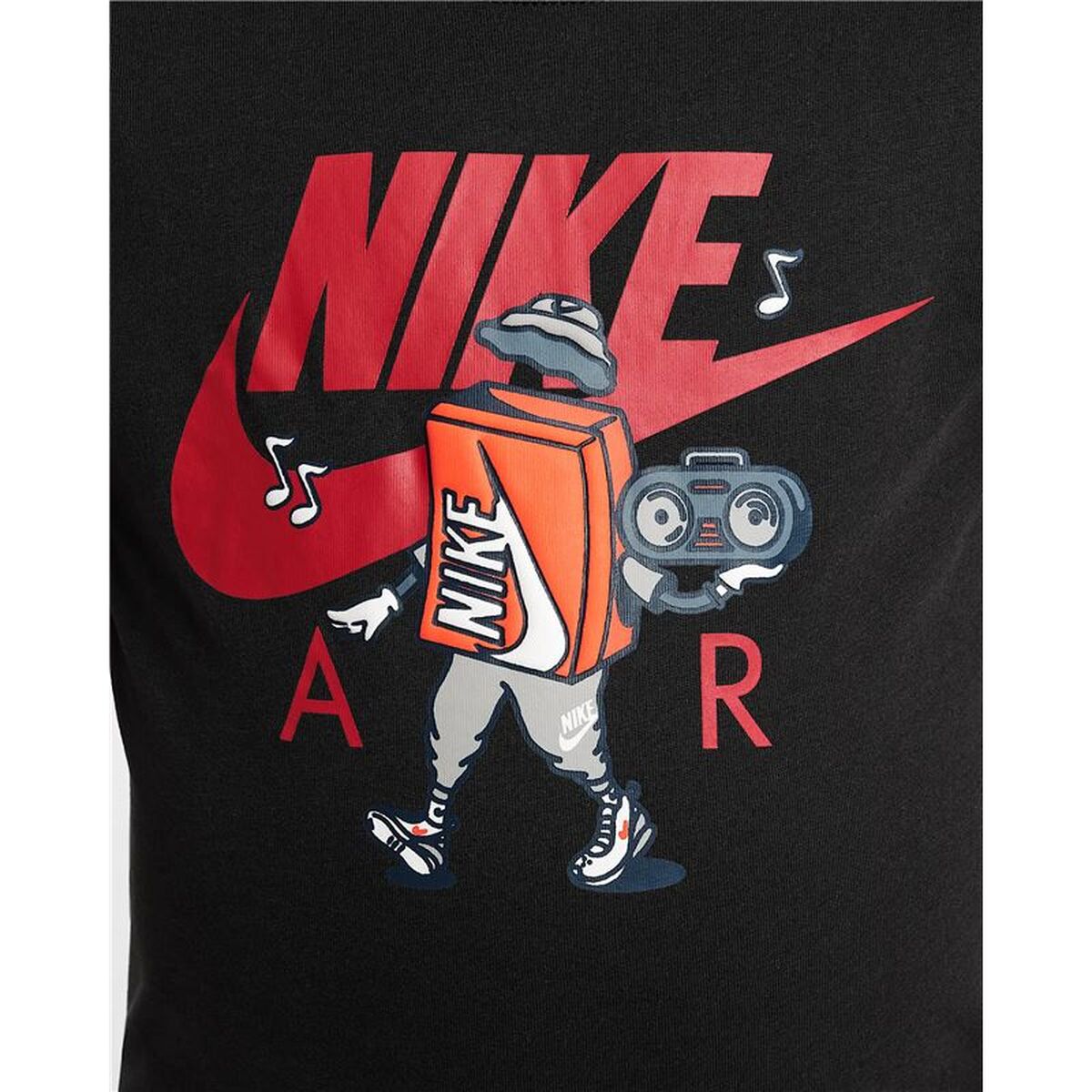 Child’s Short Sleeve T-Shirt Nike Air Boxy Black