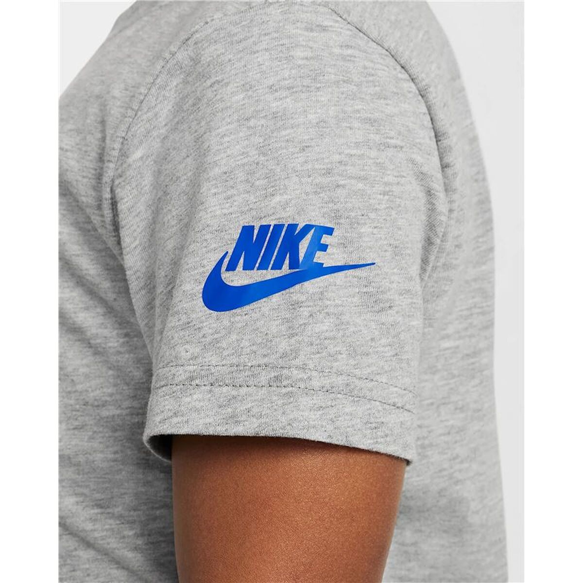 Child’s Short Sleeve T-Shirt Nike Air Boxy Light grey