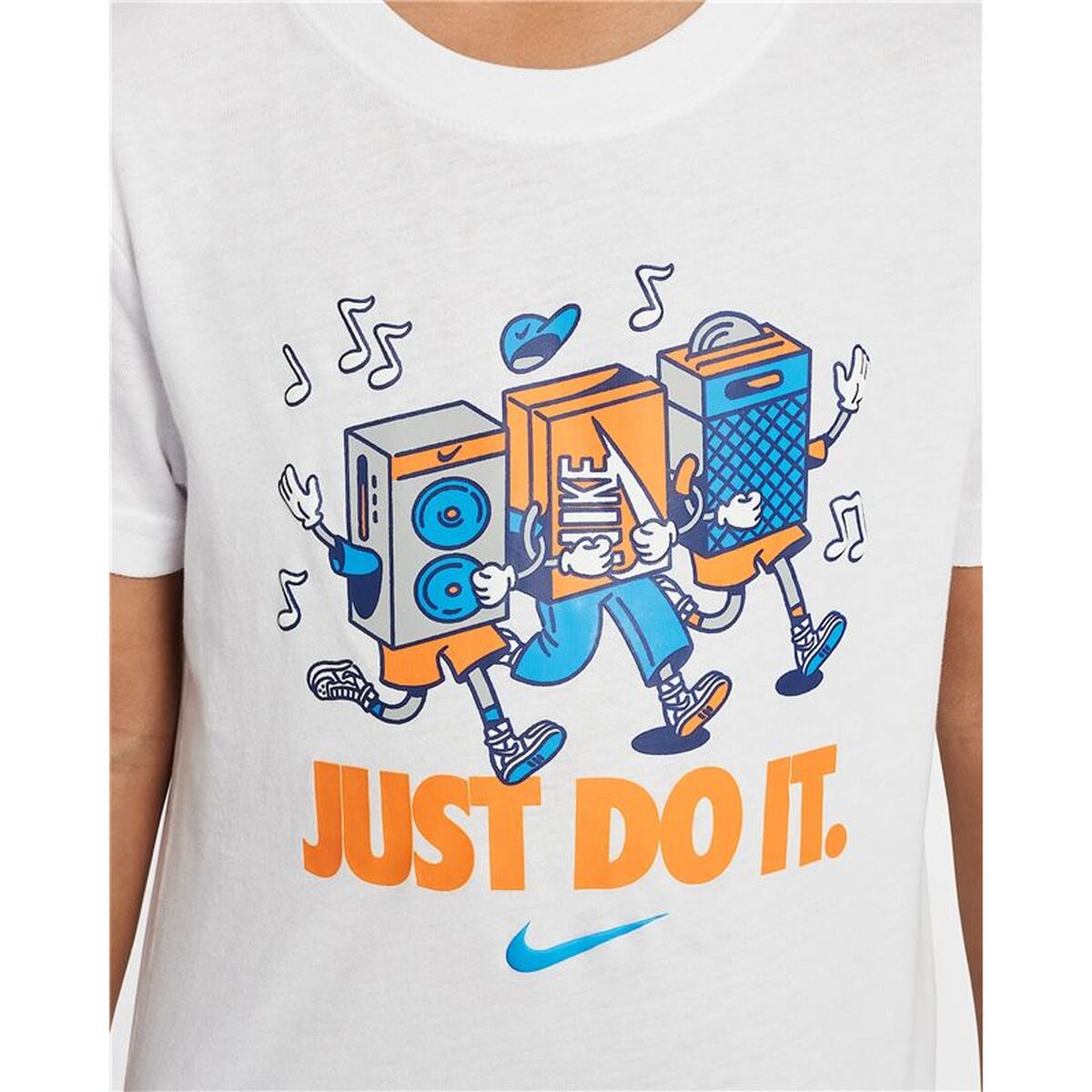 Child’s Short Sleeve T-Shirt Nike Nkb Music Boxy Pals Ss Tee
