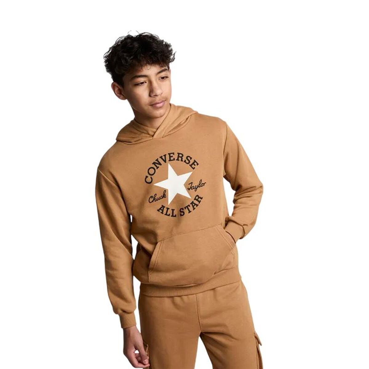 Children’s Hoodie Converse Cnvb Dissected Chuck Rlx Fit F Brown Children’s Hoodie Converse Cnvb Dissected Chuck Rlx Fit F Brown