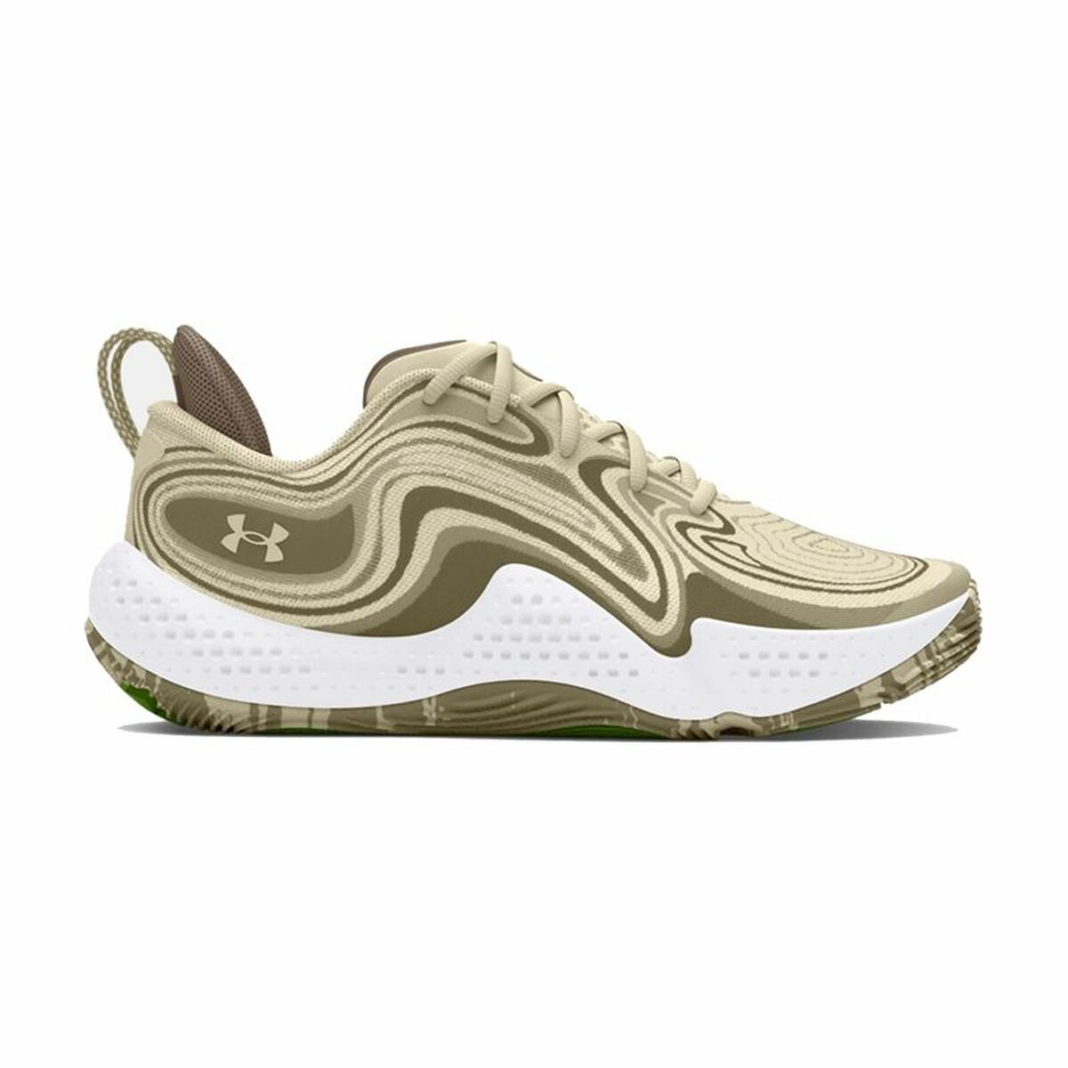 Basketball Shoes for Adults Under Armour Spawn 6 Camo Olive Light brown Basketball Shoes for Adults Under Armour Spawn 6 Camo Olive Light brown