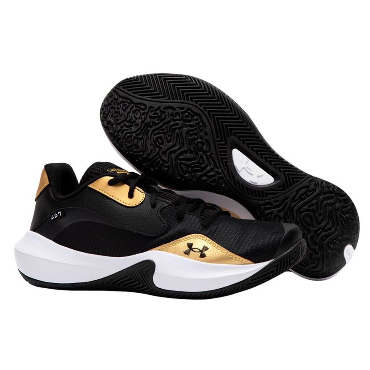 Basketball Shoes for Adults Under Armour Lockdown 7 Black