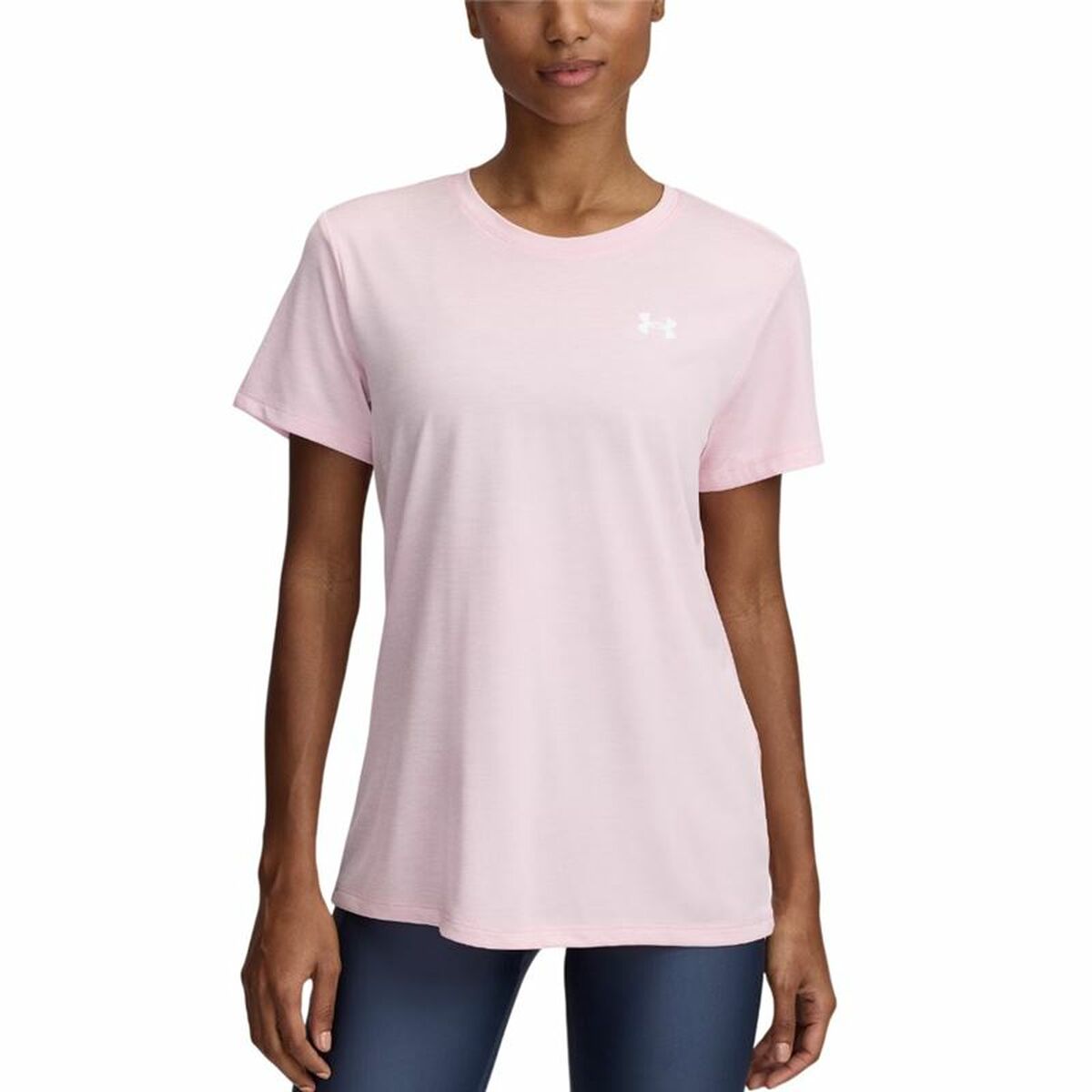 Men’s Short Sleeve T-Shirt Under Armour Tech Pink Men’s Short Sleeve T-Shirt Under Armour Tech Pink