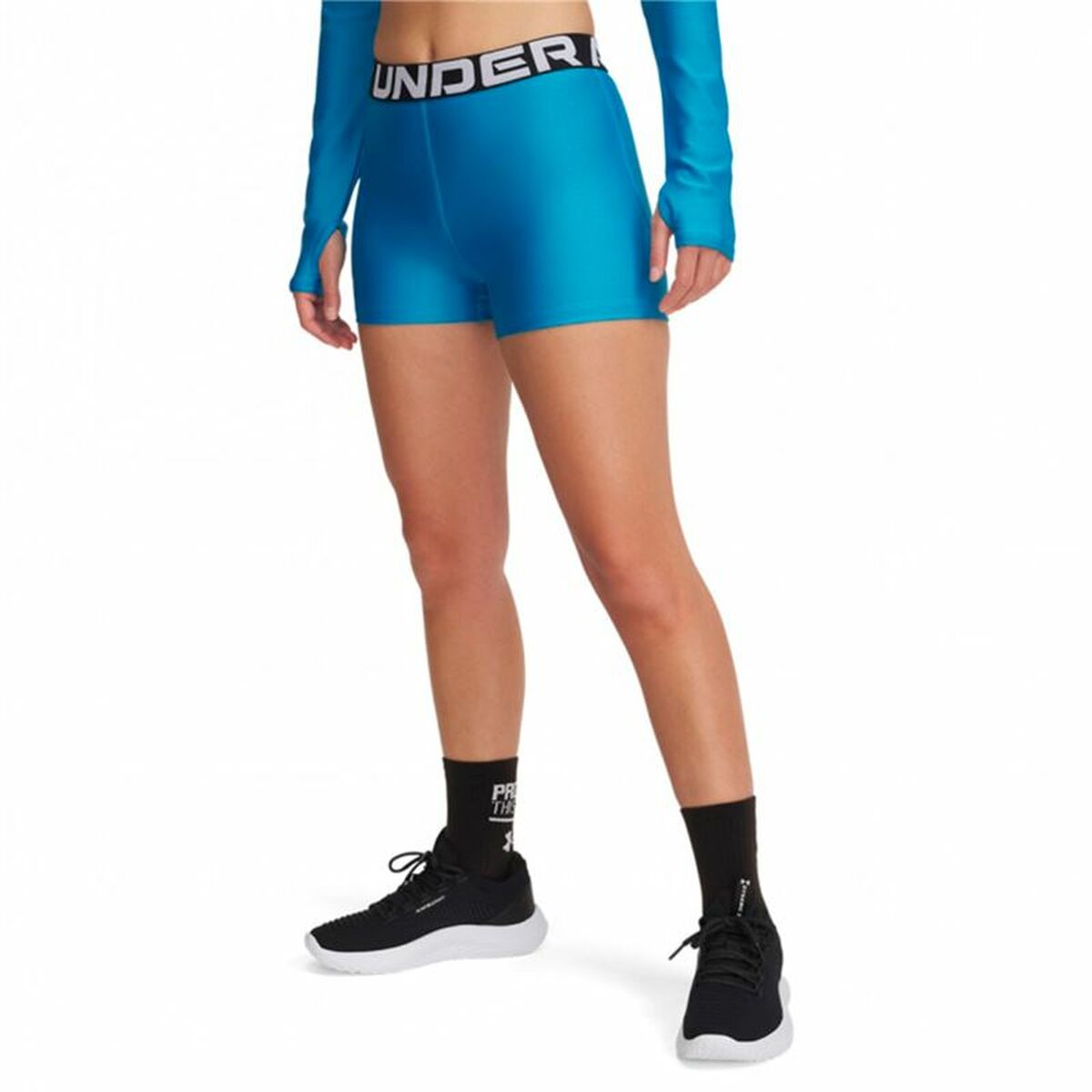 Sport leggings for Women Under Armour Hg Shorty Blue Indigo