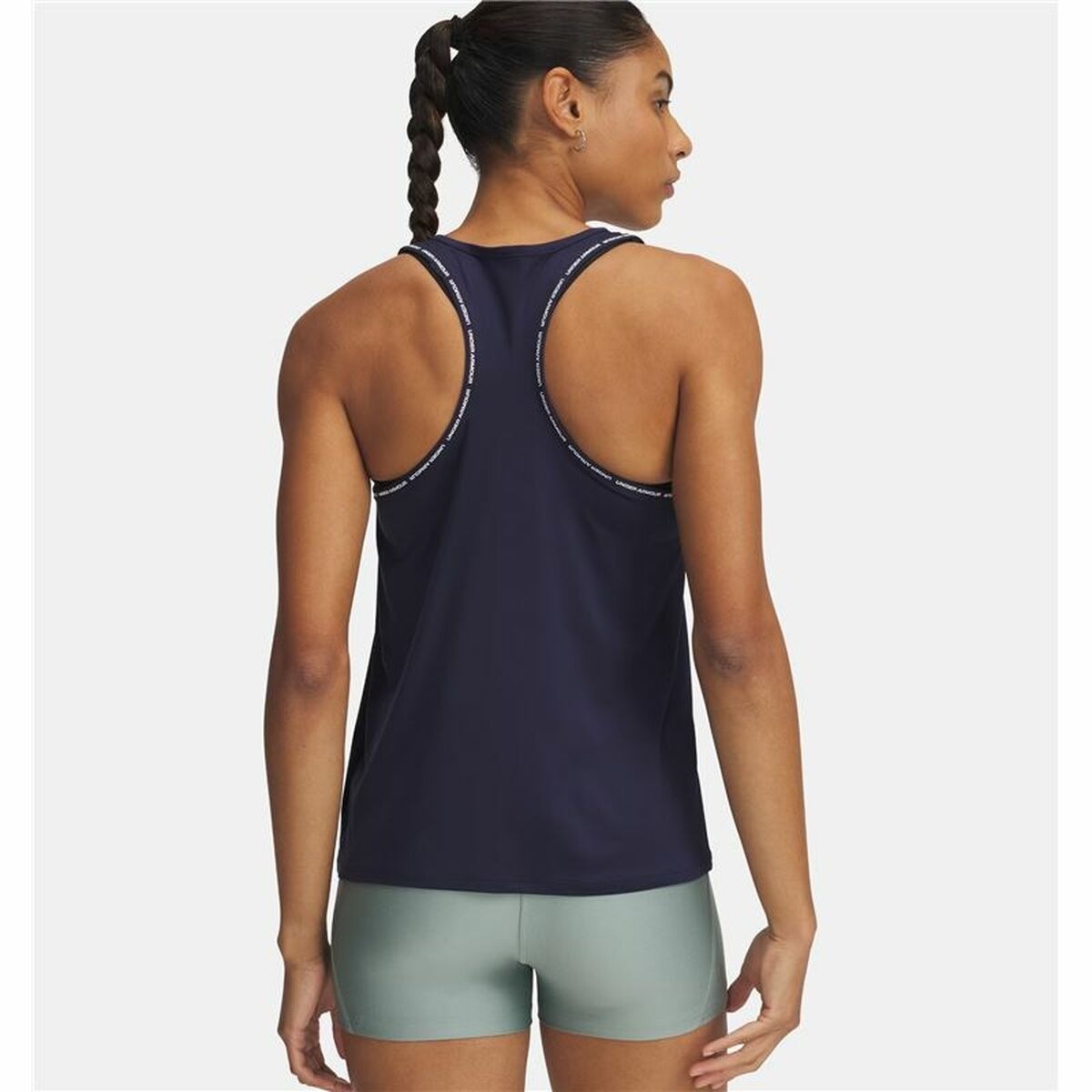 Women’s Sleeveless T-shirt Under Armour Tech Navy Blue (S)