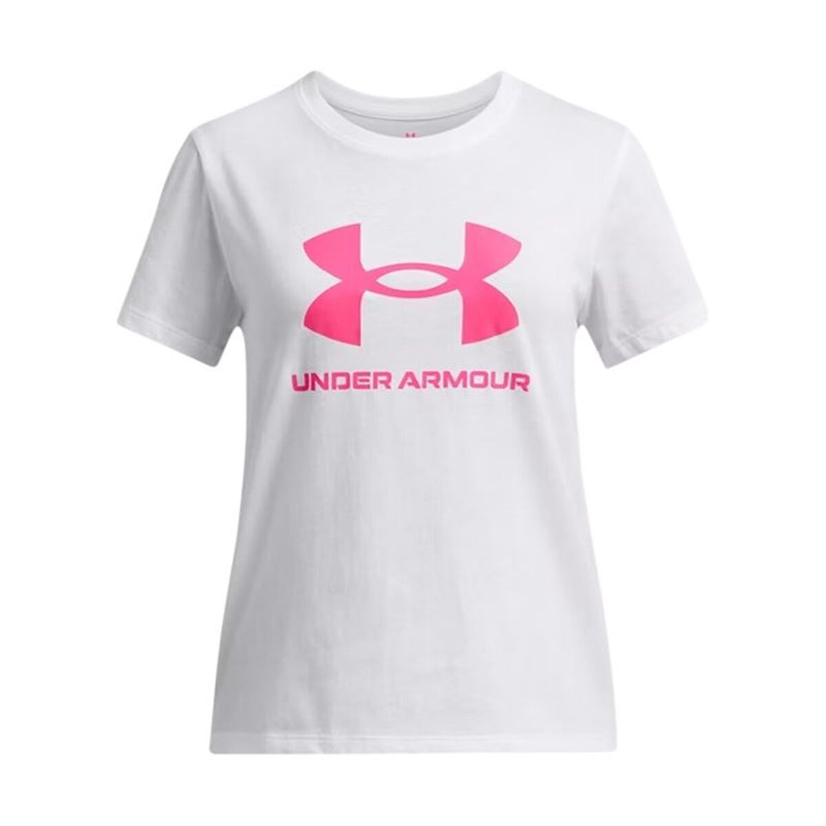 Child’s Short Sleeve T-Shirt Under Armour Big Logo White Child’s Short Sleeve T-Shirt Under Armour Big Logo White
