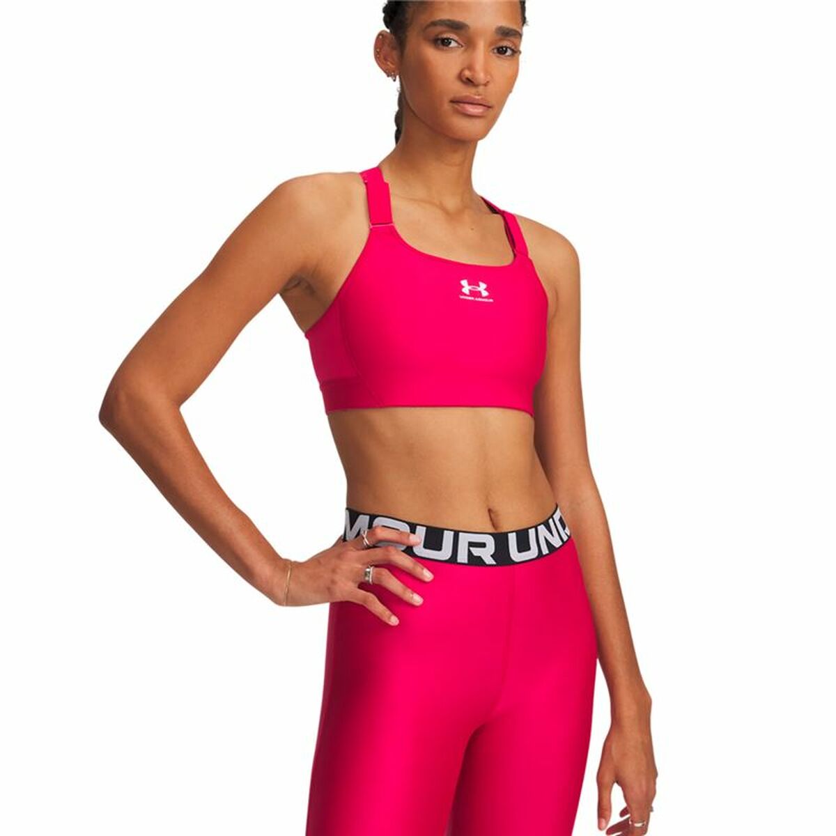 Sports Bra Under Armour Fuchsia Sports Bra Under Armour Fuchsia