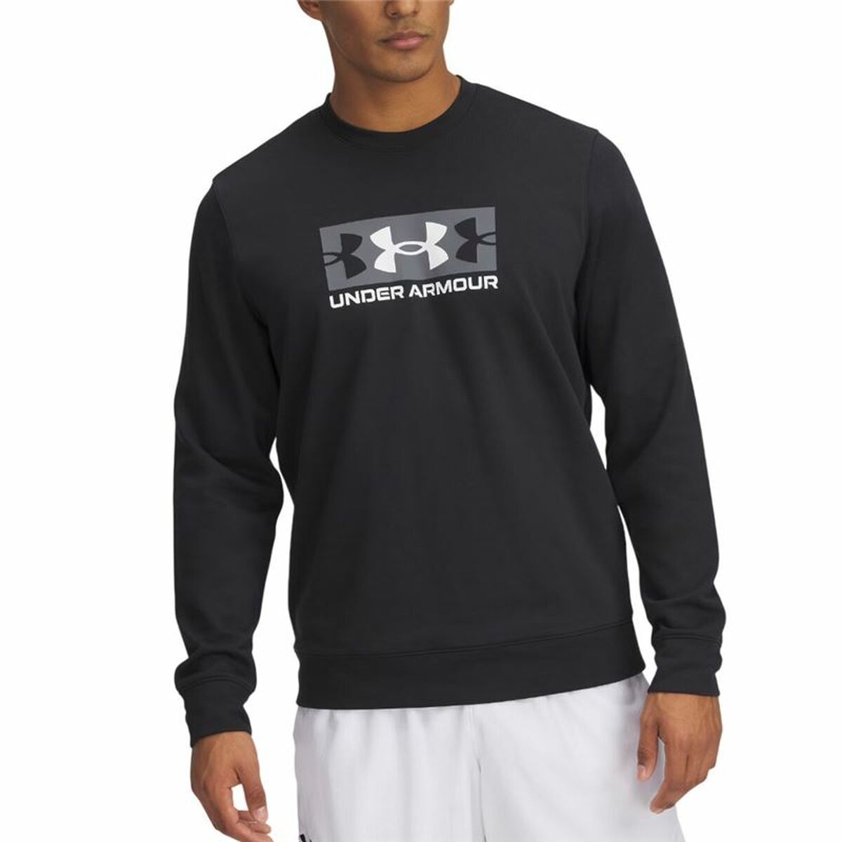 Men’s Sweatshirt without Hood Under Armour Rival Terry Logo Crew Men’s Sweatshirt without Hood Under Armour Rival Terry Logo Crew