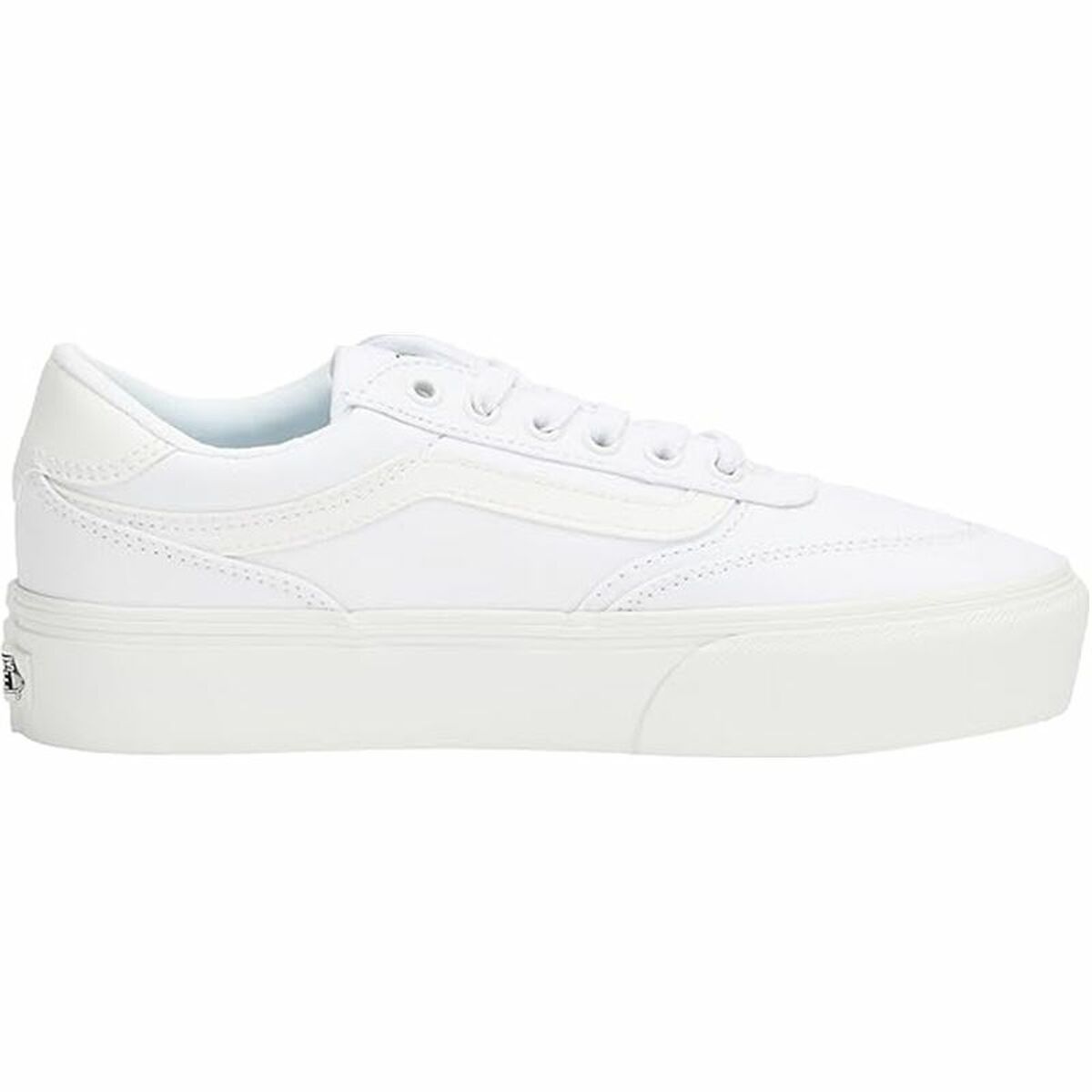 Sports Trainers for Women Vans Brooklyn Ls Platform Cnvs White Sports Trainers for Women Vans Brooklyn Ls Platform Cnvs White