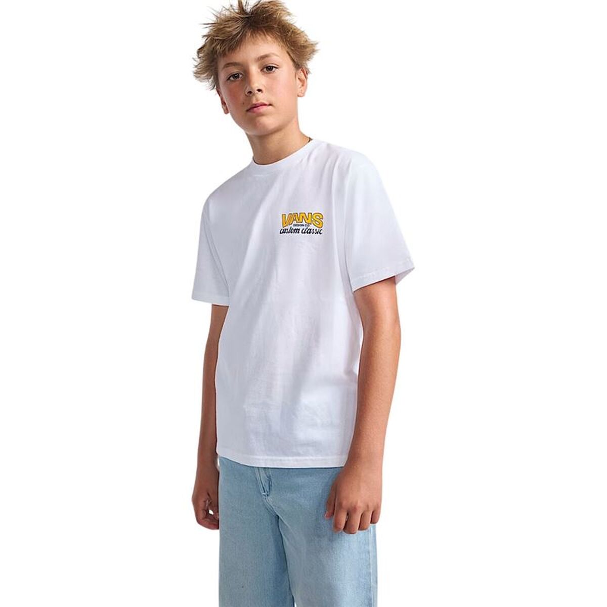 Child’s Short Sleeve T-Shirt Vans Shop Front White