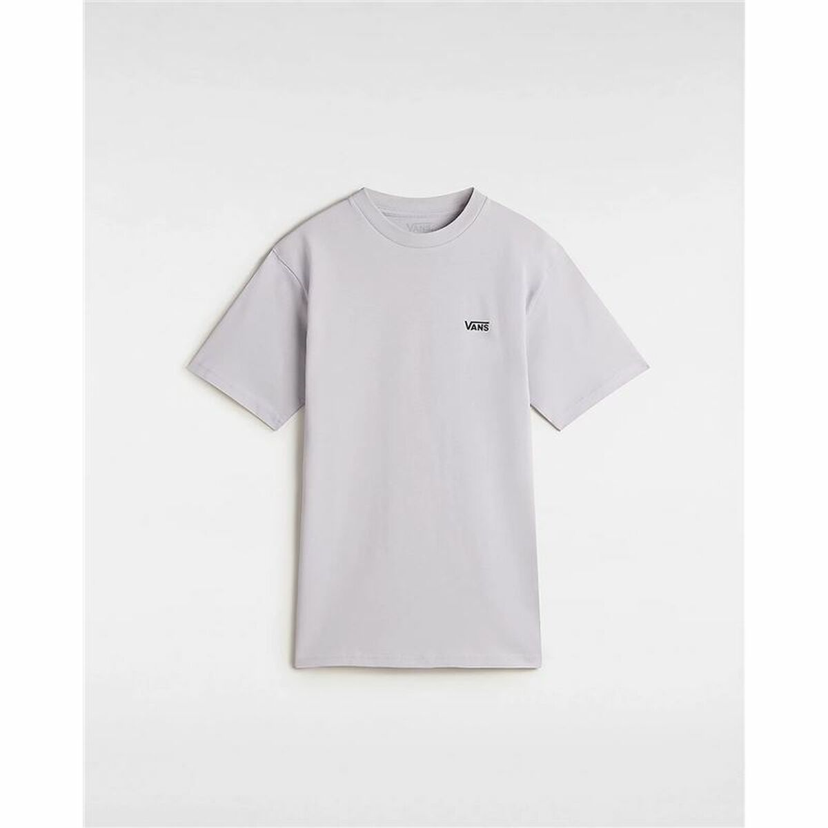 Womens Short Sleeve T-Shirt Vans Left Chest Logo Em Eveni Ng Haze Pink (S)