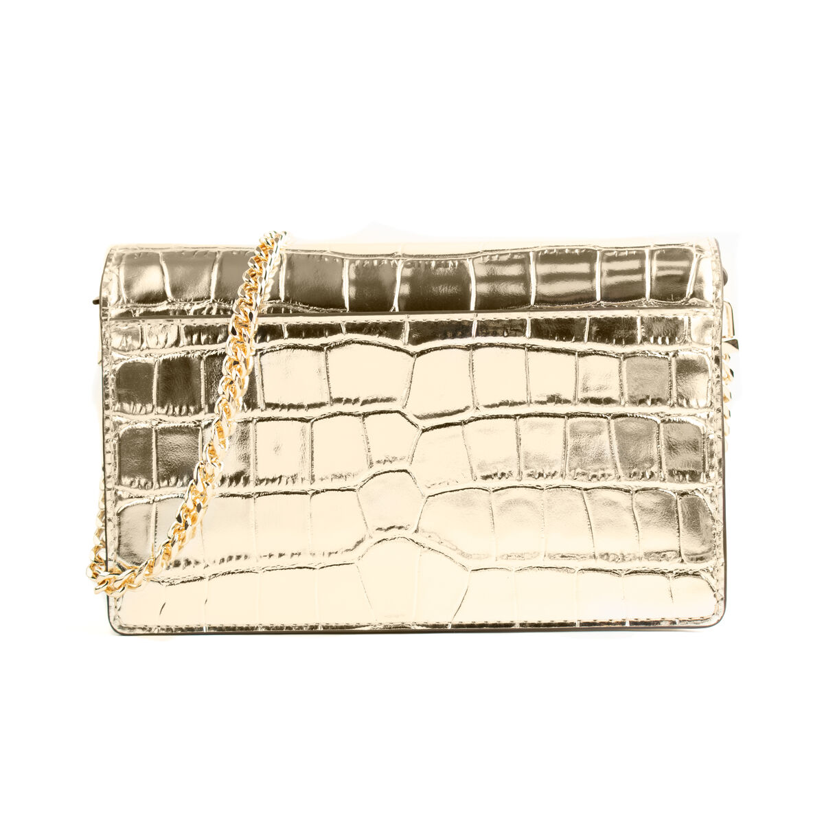 Shoulder Bag Michael Kors 32F4GJ6C8K-PALE-GOLD Golden 22 x 14 x 6 cm
