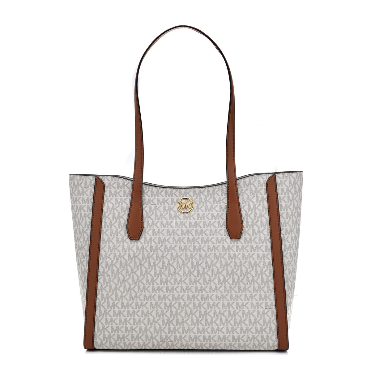 Shoulder Bag Michael Kors Leida Beige 34 x 29 x 12 cm