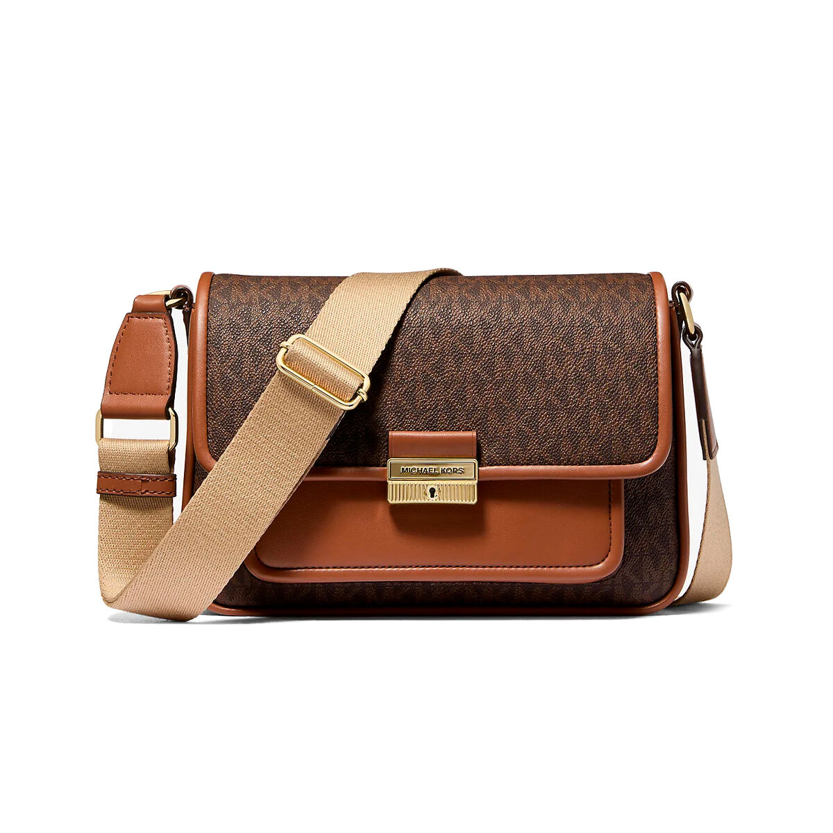 Shoulder Bag Michael Kors BRADSHAW Brown 24 x 16 x 6 cm Shoulder Bag Michael Kors BRADSHAW Brown 24 x 16 x 6 cm