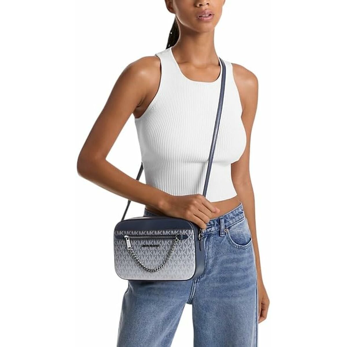 Shoulder Bag Michael Kors 35R5STTC9V-NAVY Blue 25 x 16 x 6 cm
