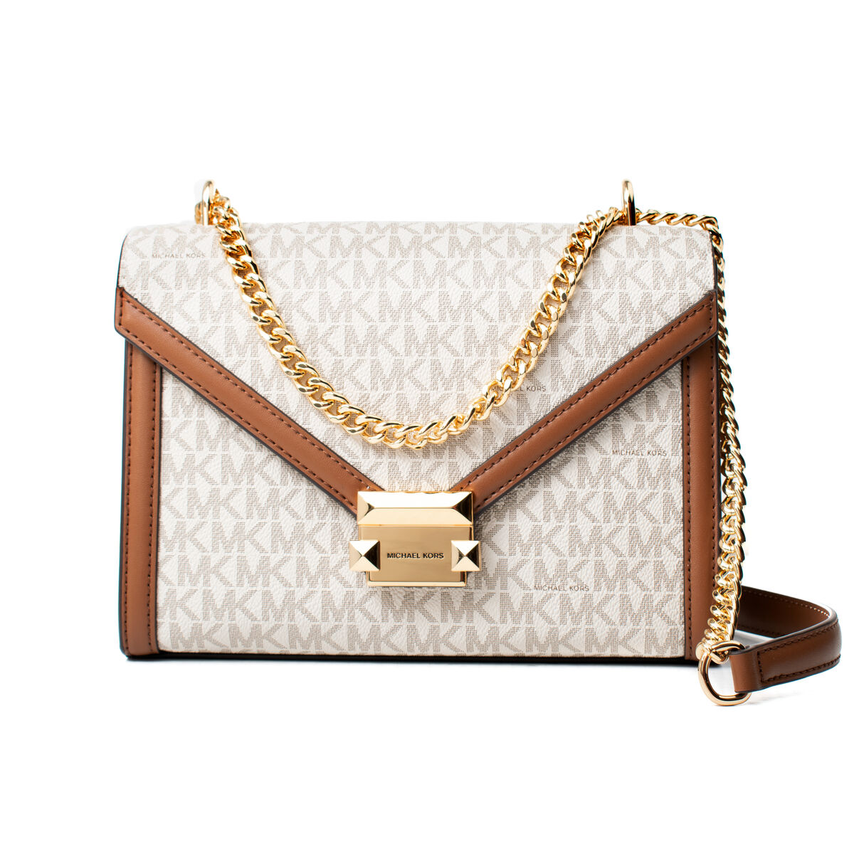 Shoulder Bag Michael Kors Whitney Beige 24 x 18 x 8 cm Shoulder Bag Michael Kors Whitney Beige 24 x 18 x 8 cm