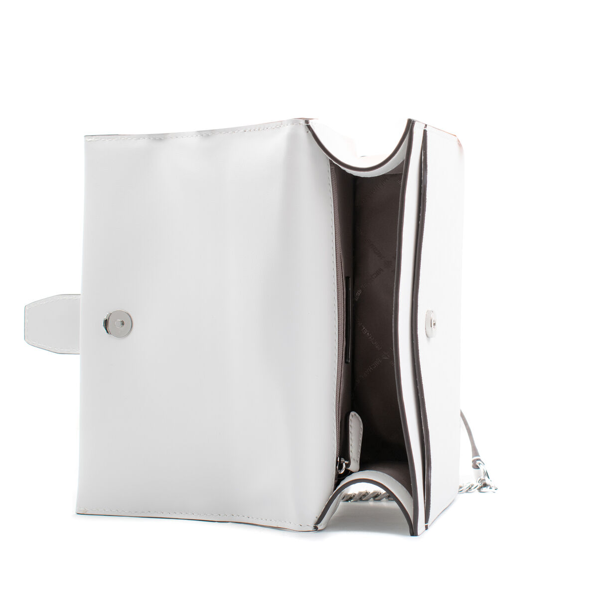 Shoulder Bag Michael Kors Greenwich White 20 x 18 x 6 cm
