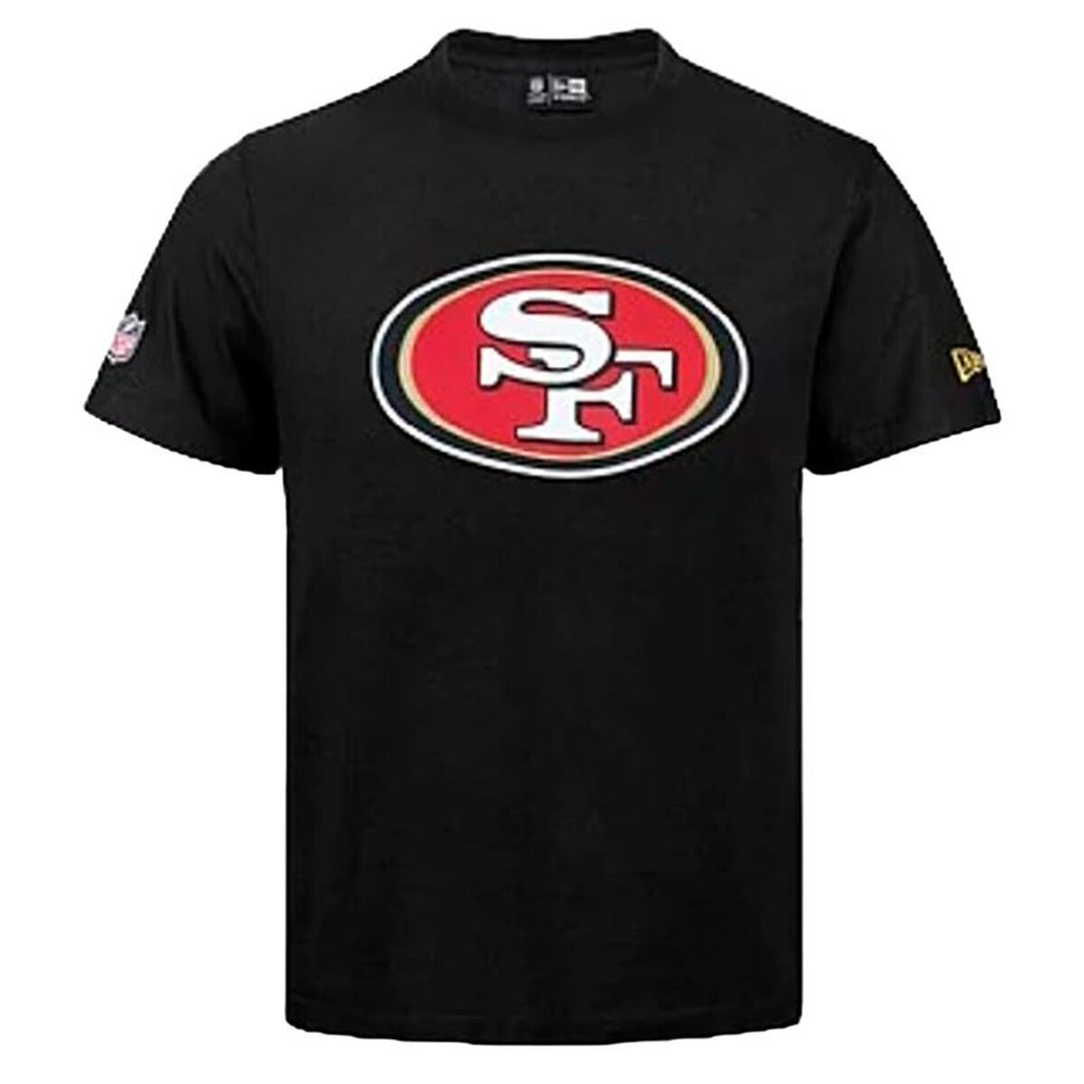 Men’s Short Sleeve T-Shirt New Era NOS NFL REGULAR Black Men’s Short Sleeve T-Shirt New Era NOS NFL REGULAR Black