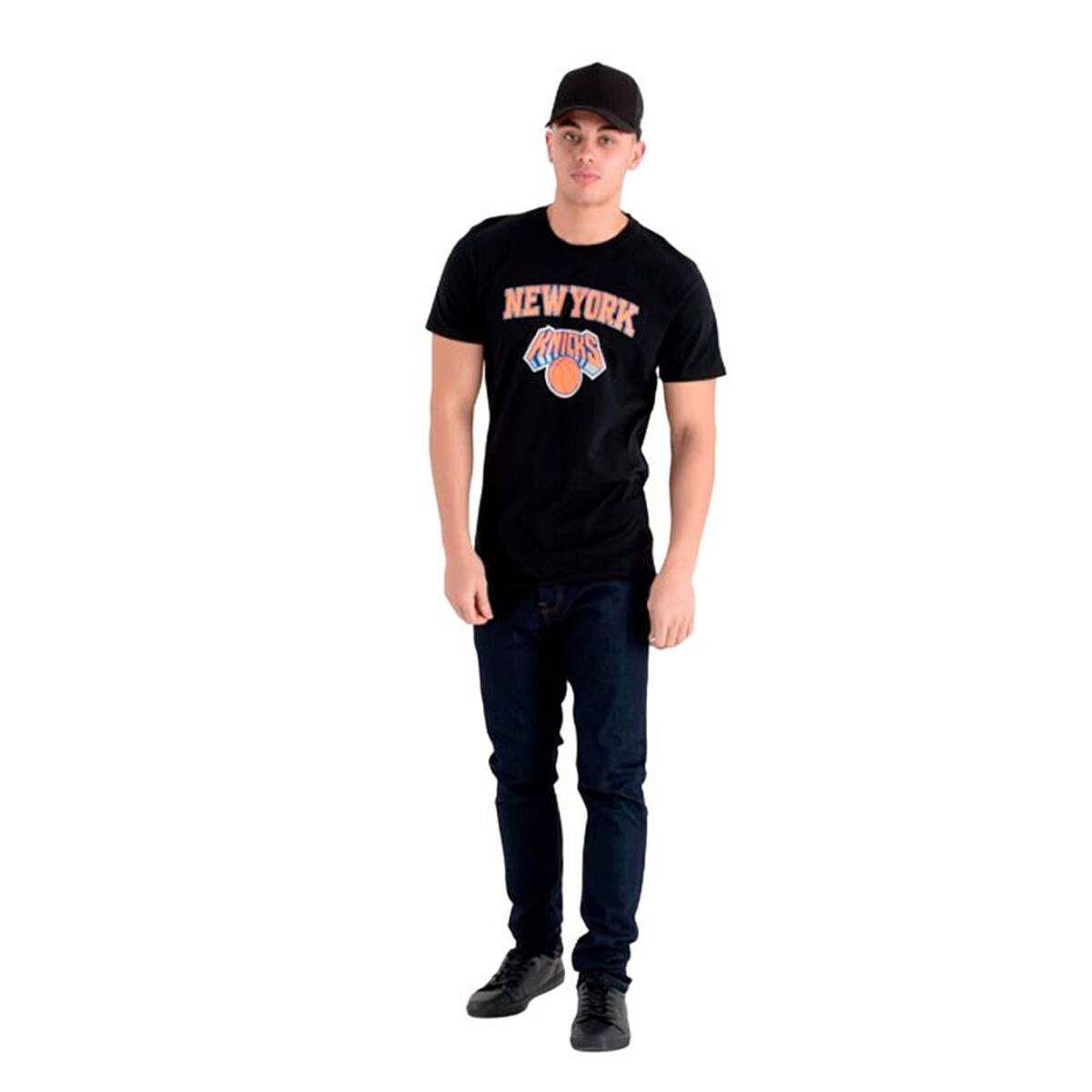 Basketball shirt New Era NBA New York Knicks Black