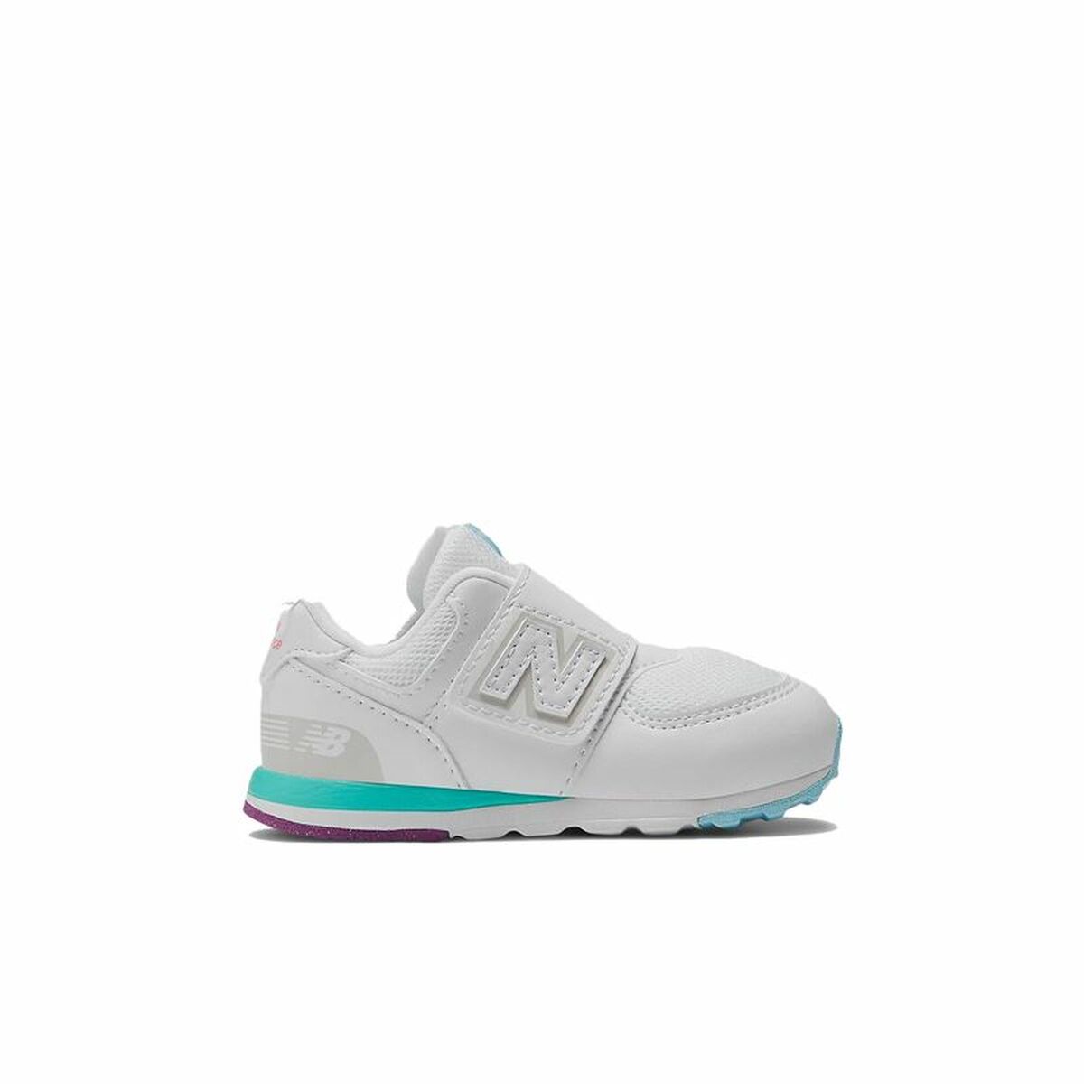 Sports Shoes for Kids New Balance 574 NEW-B HOOK LOOP White Sports Shoes for Kids New Balance 574 NEW-B HOOK LOOP White