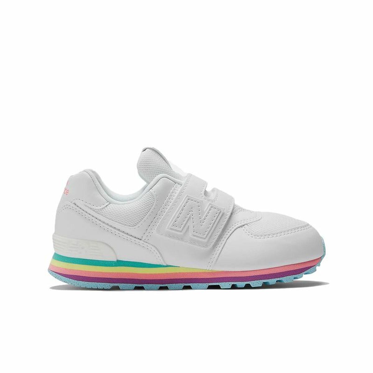 Sports Shoes for Kids New Balance 574 Core Hook Loop White Sports Shoes for Kids New Balance 574 Core Hook Loop White